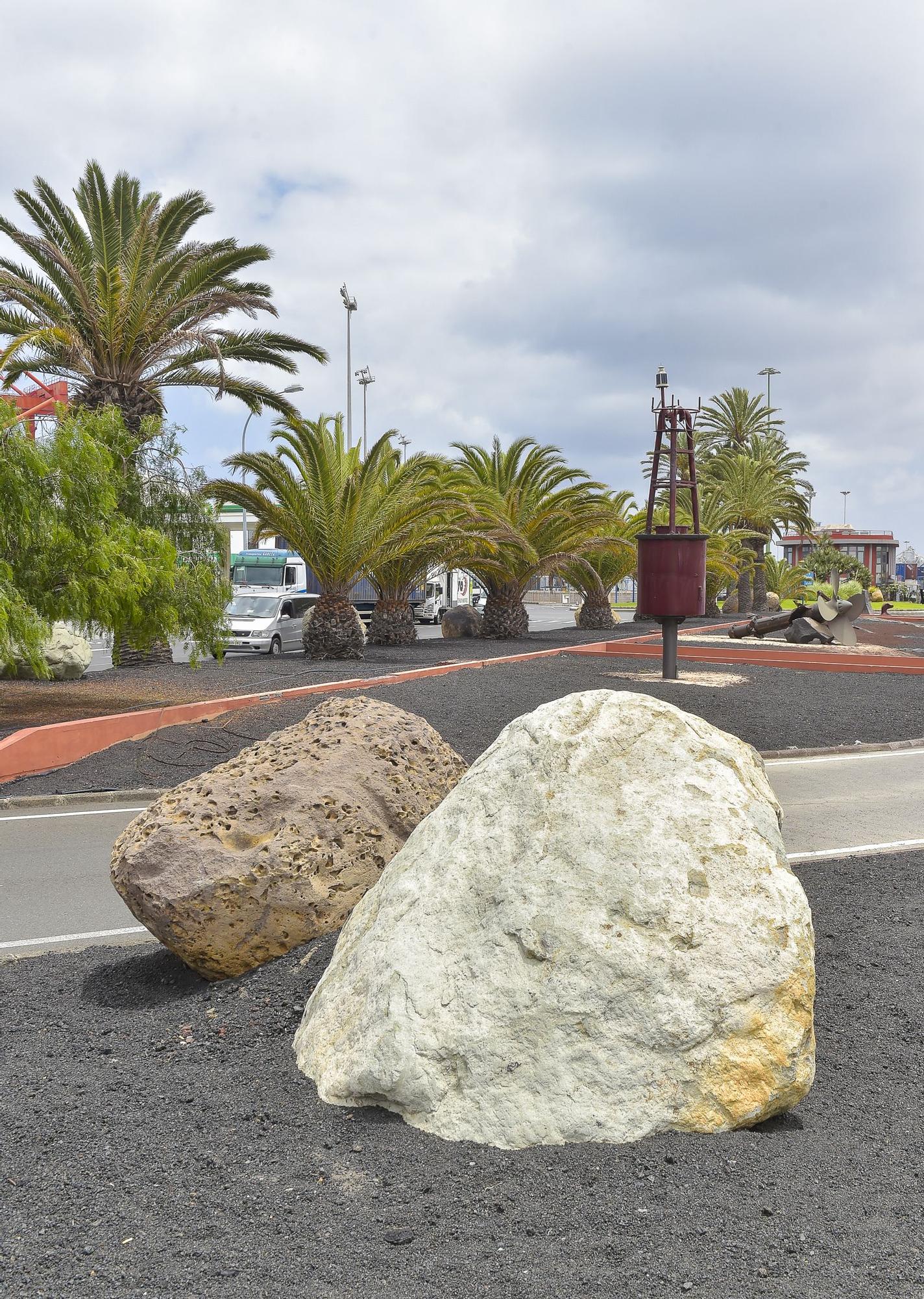 Zonas ajardinadas en el Puerto de La Luz y Las Palmas