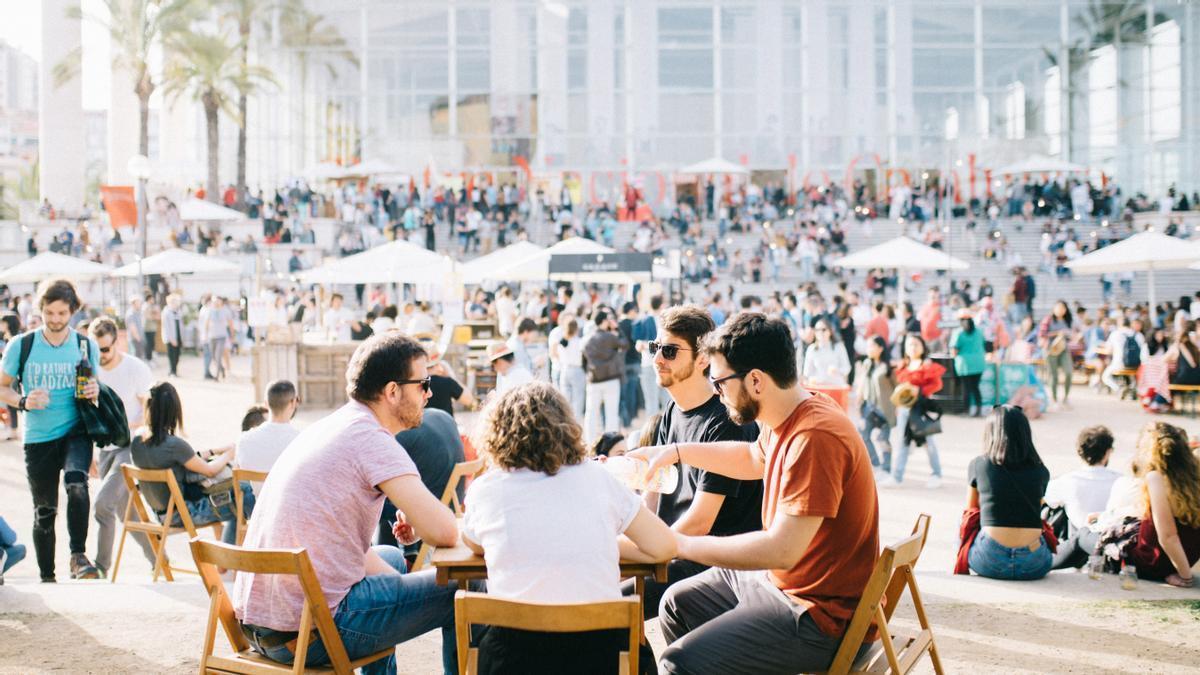 Imatge d'arxiu d'un festival gastrònomic