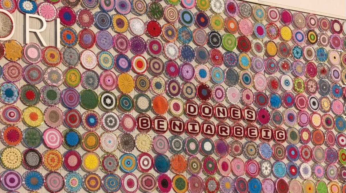 La obra colectiva de mandalas