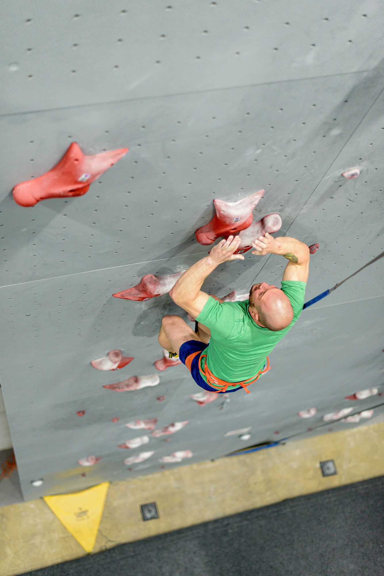 Erik Noya durante una competición.