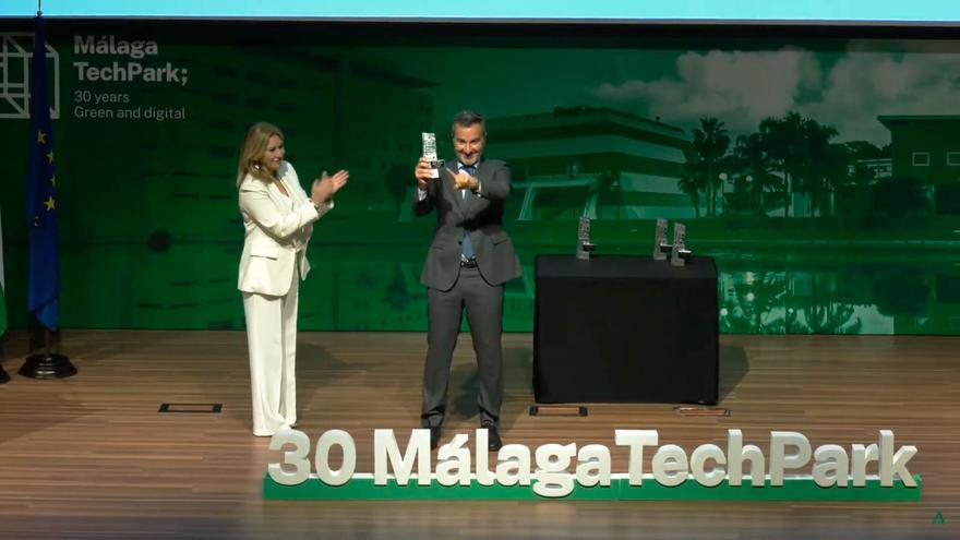 OPPLUS, premiado en la celebración del 30 aniversario de Málaga Tech Park