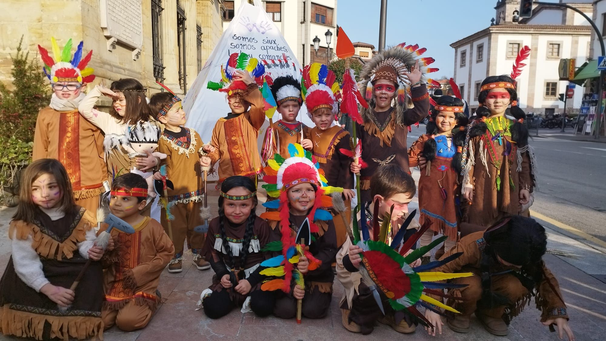 El Carnaval llega a los más pequeños de Cangas de Onís