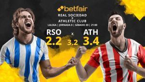 Real Sociedad de Fútbol vs. Athletic Club: horario, TV, estadísticas, clasificación y pronósticos