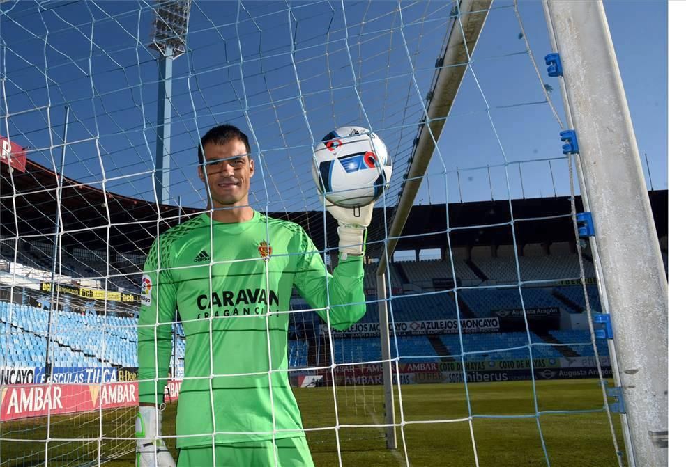 Presentación de Saja, tercer refuerzo del Real Zaragoza