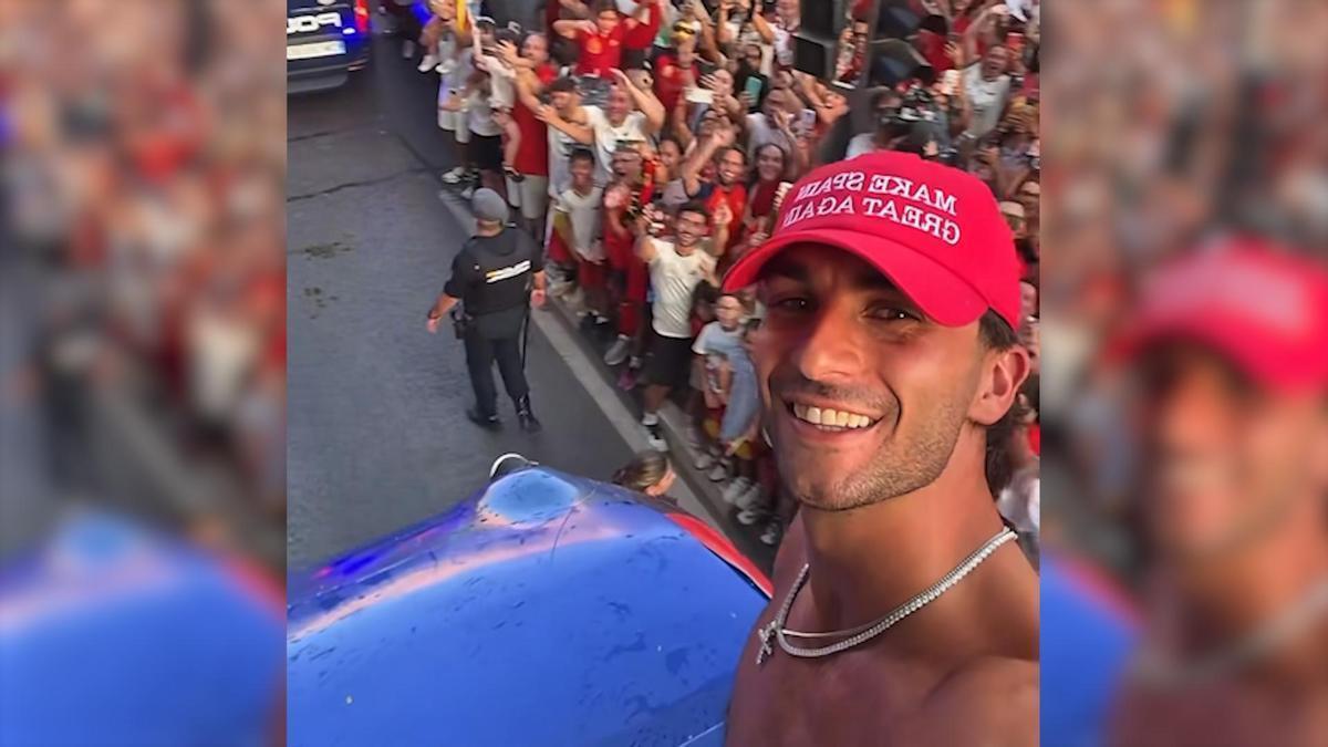 La gorra 'trumpista' de Ferran Torres: "Make Spain great again"