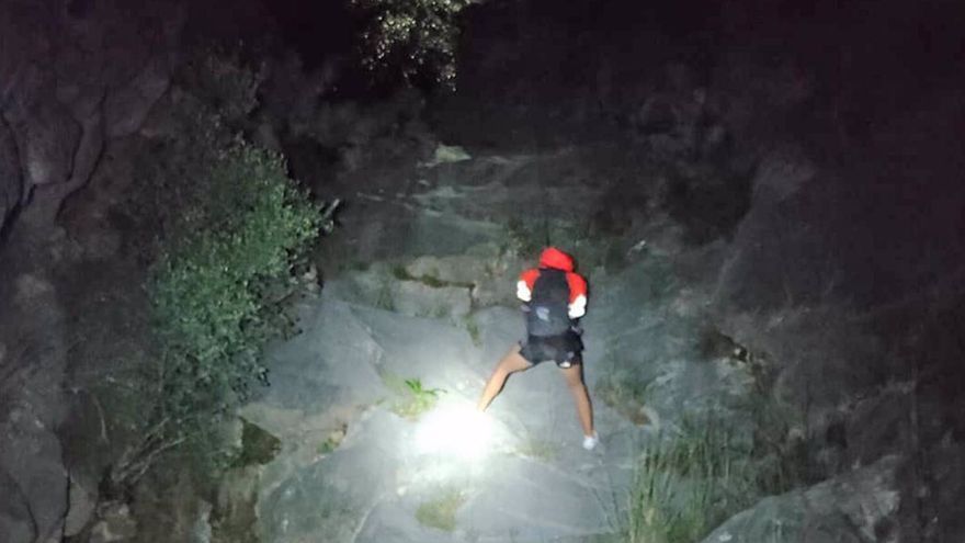 Imagen de archivo de un rescate efectuado por Bomberos de Marbella.