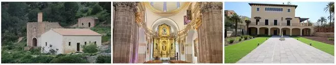 Orihuela saca de la lista roja de patrimonio en peligro el Palacio Rubalcava, el complejo Minero de San Antón y la iglesia de las Santas Justa y Rufina