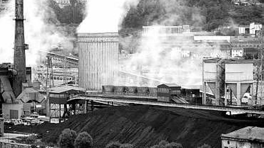 Emisiones de CO2 en la térmica de Lada.