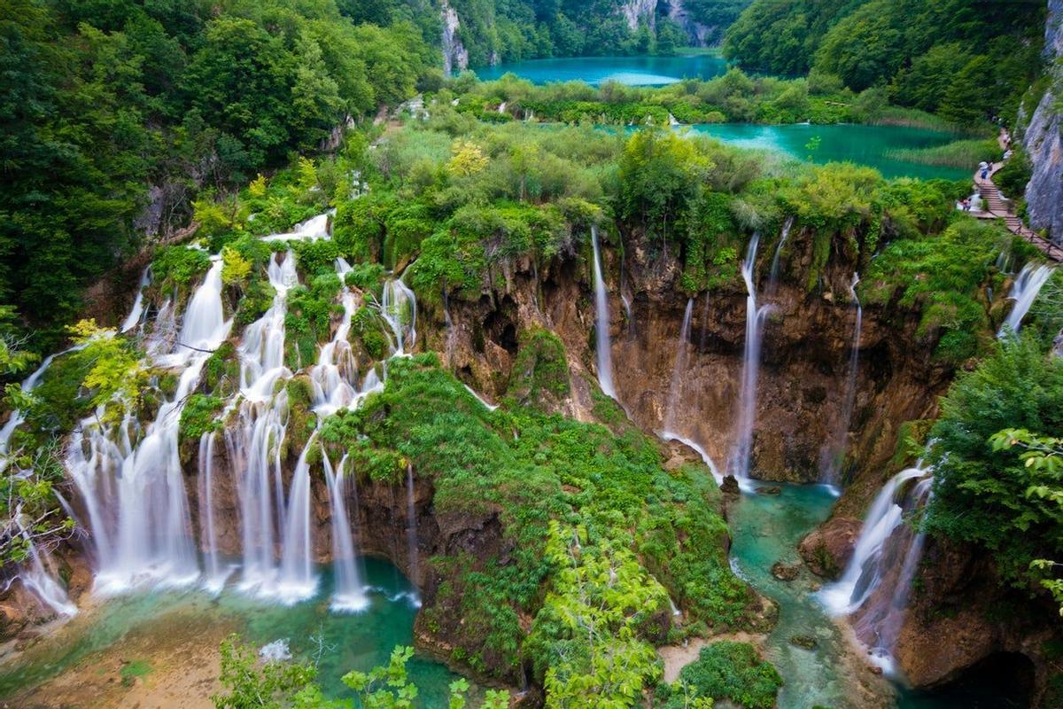 Parque Nacional de los lagos de Plitvice, Croacia