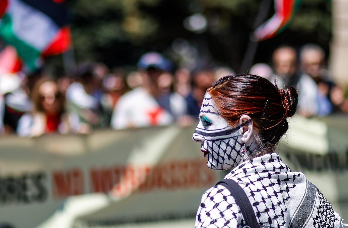 Todas las fotos de la manifestación por Palestina este sábado 16 de mayo