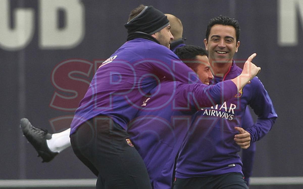 Entreno del FC Barcelona antes del clásico Entreno del FC Barcelona antes del clásico