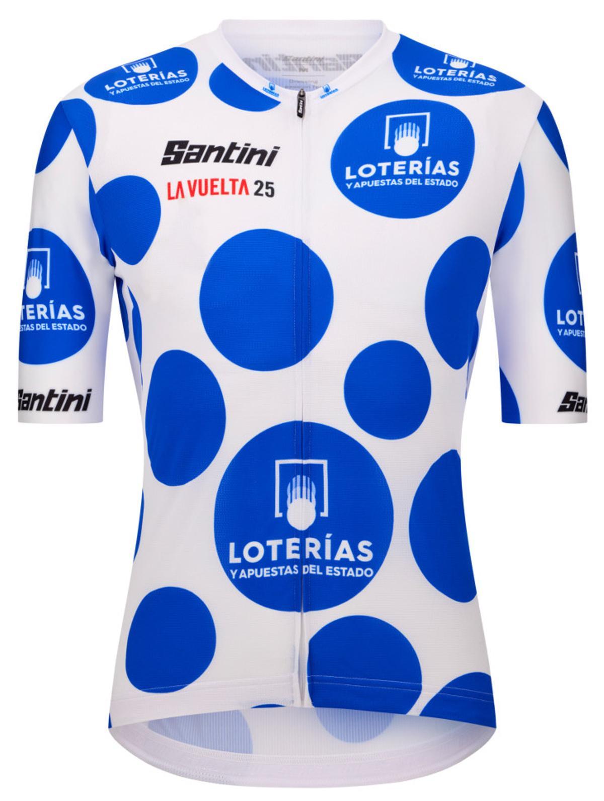 El maillot de lunares del líder de la montaña de la Vuelta