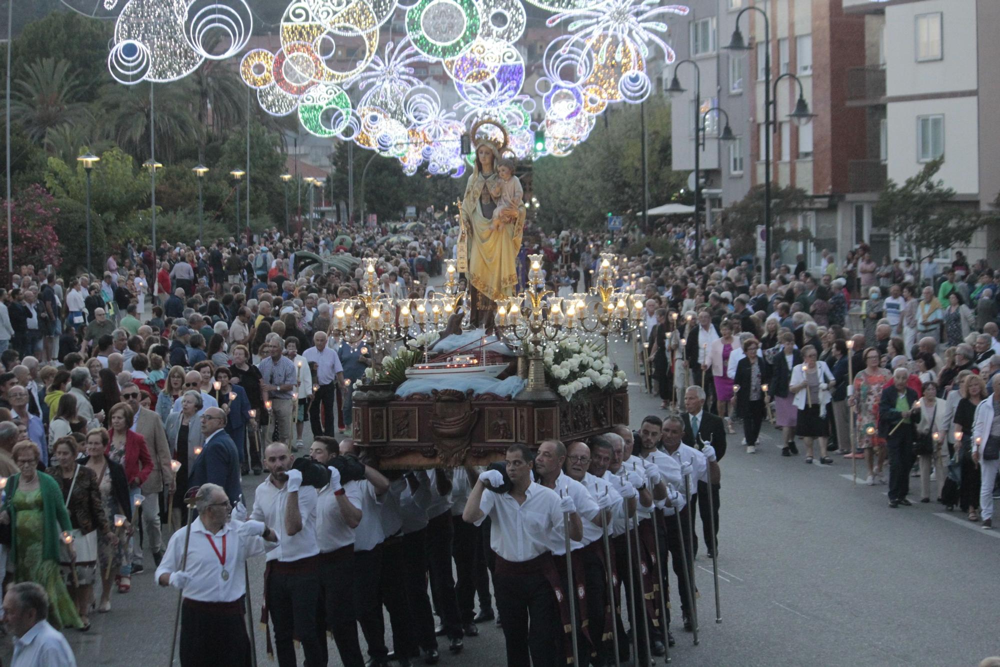 La procesión de las Festas do Cristo de Cangas