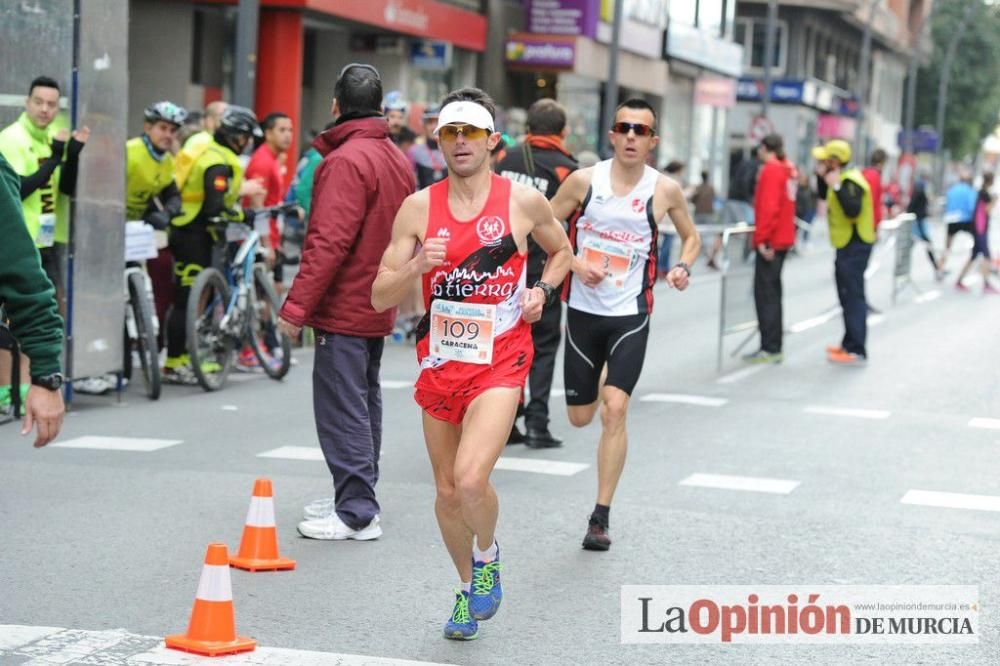 Murcia Maratón y 10 k. Paso por la Gran Vía