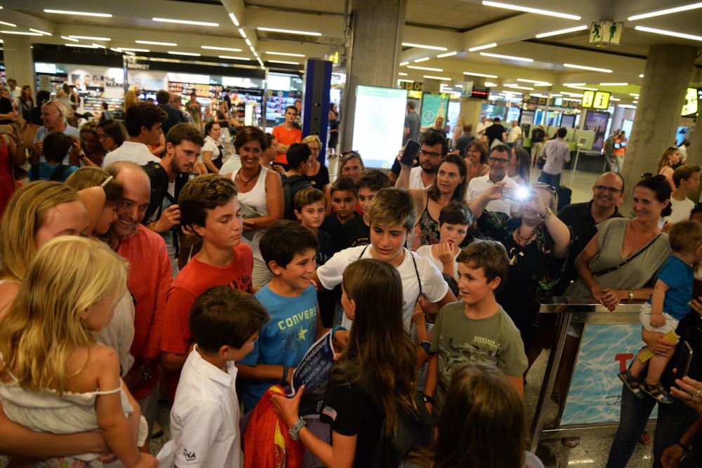 Llegada a Palma de María Perelló