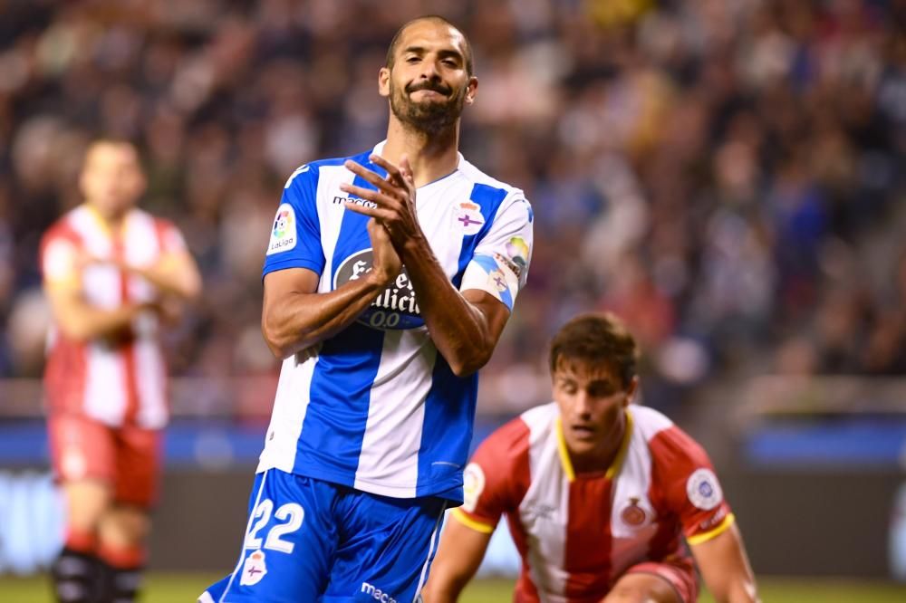 El Deportivo cae ante el Girona en Riazor