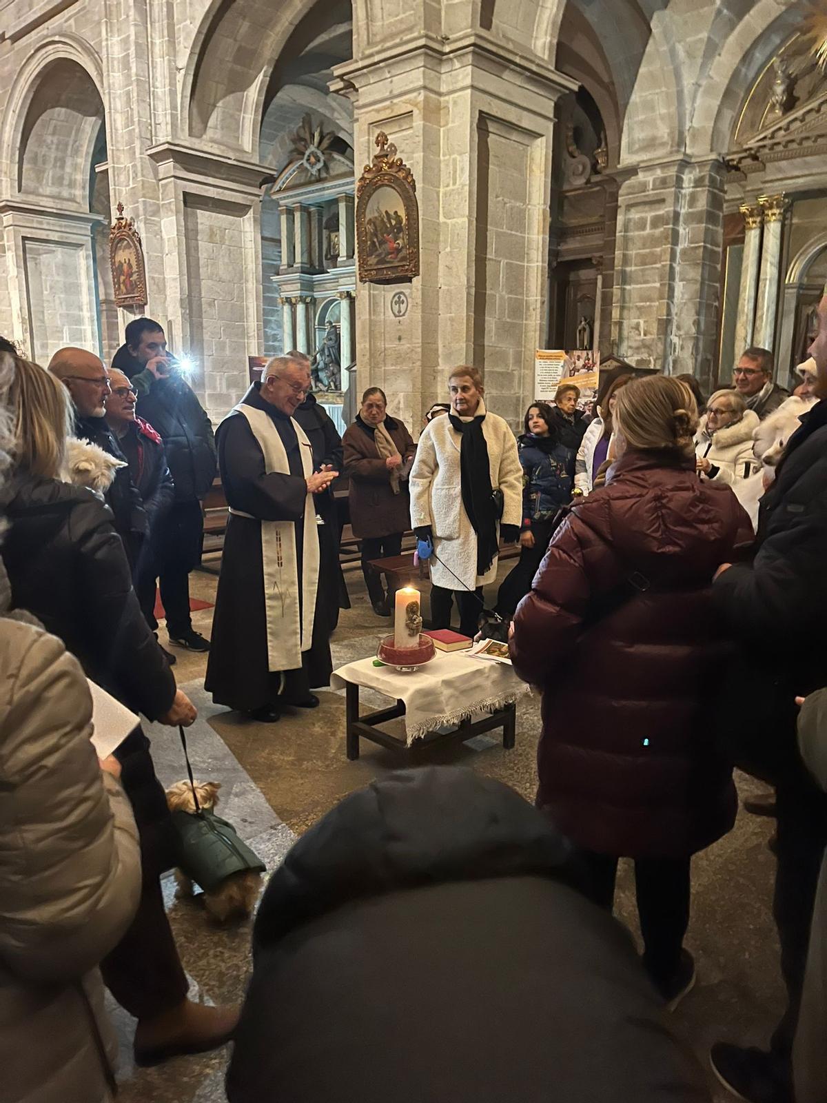 Bendición de animales por San Antón en Santiago