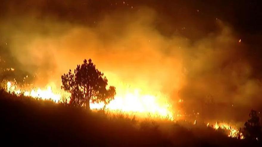 El incendio de La Palma quema el 7% de la isla