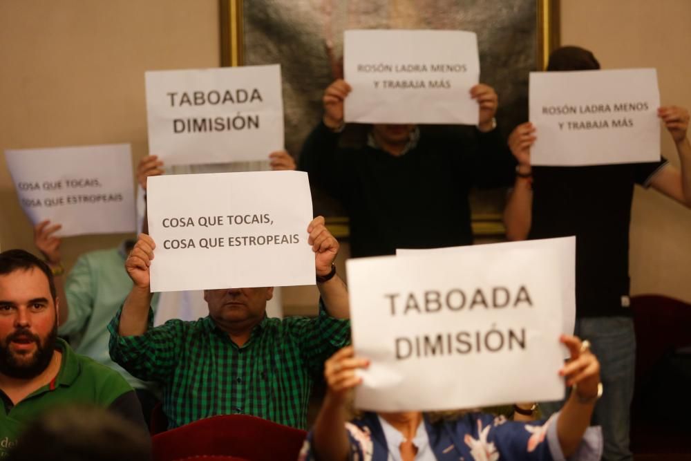 Plano en el Ayuntamiento de Oviedo