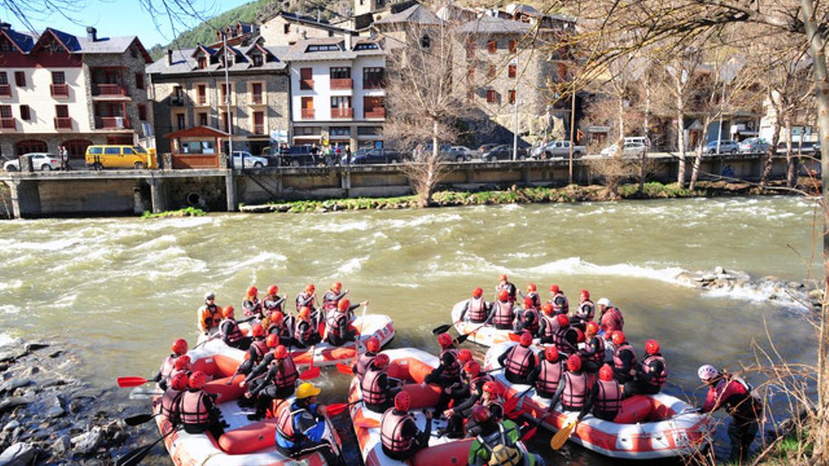 Adrenalina en aguas del Pallars Sobirà
