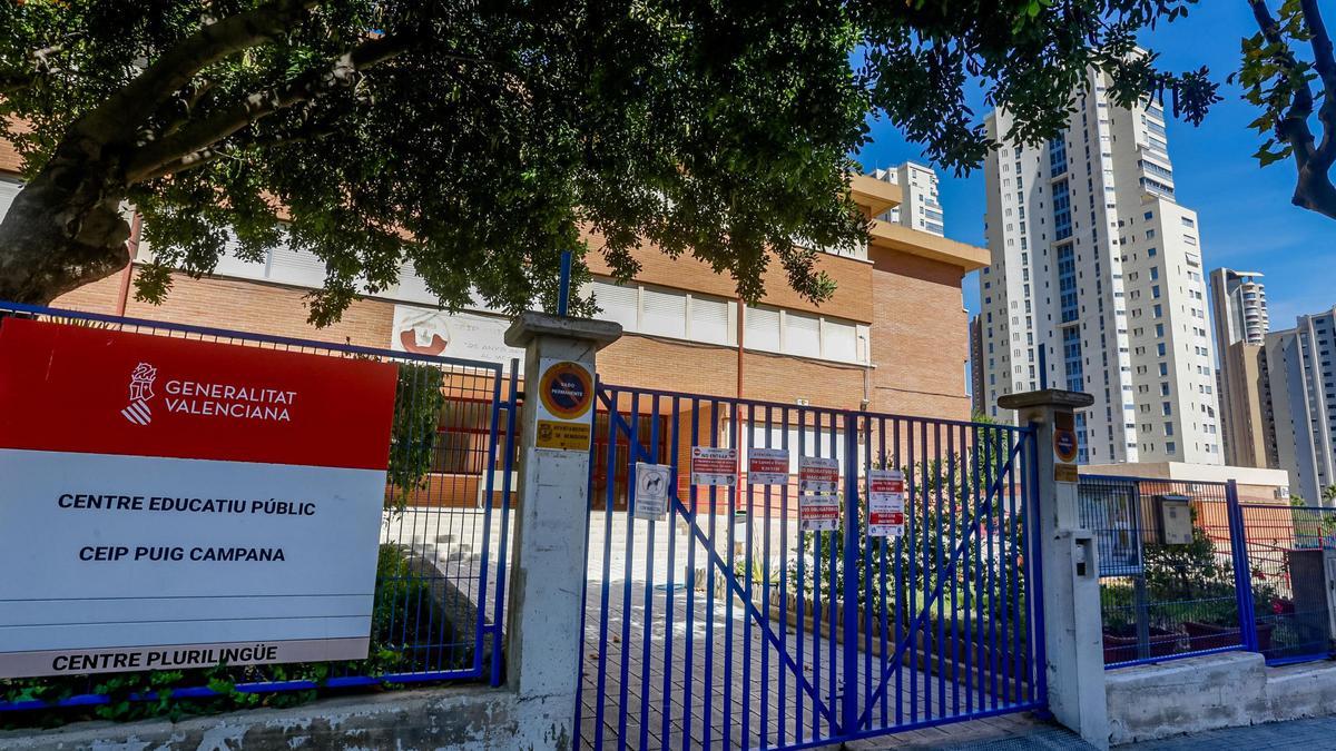 El CEIP Puig Campana de Benidorm incluido en el Pla Edificant.