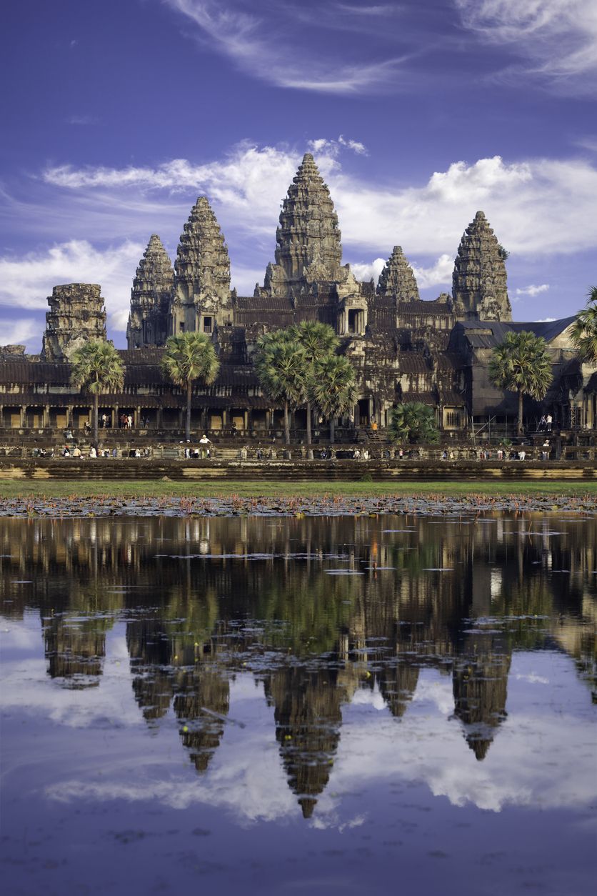 Angkor Wat templo en Camboya