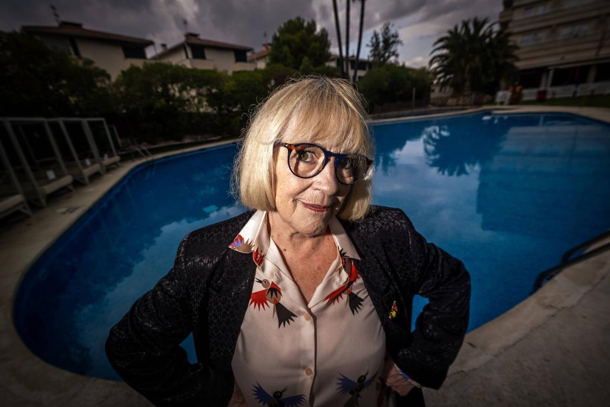 Carmen Maura, en Sitges, después de la presentación de 'Vieja loca'.