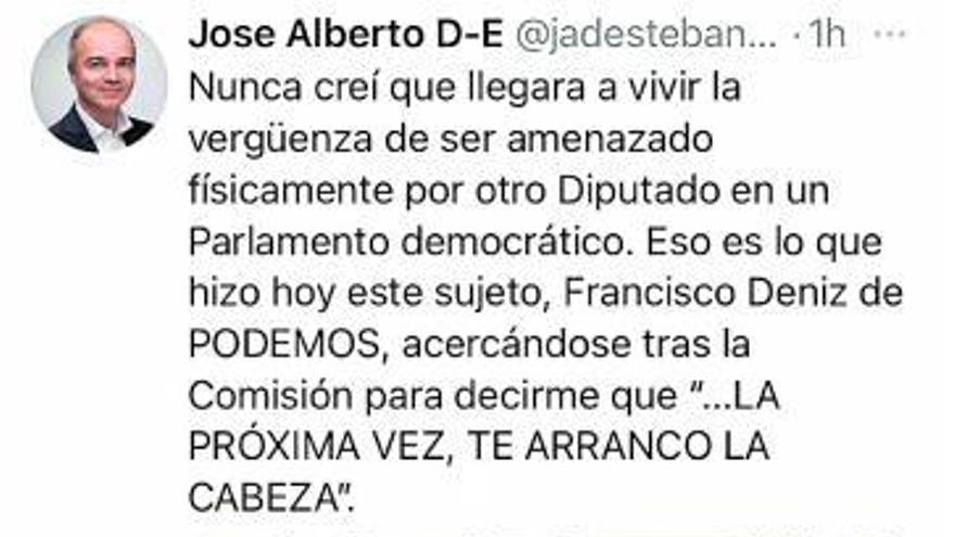 “La próxima vez, te arranco la cabeza”