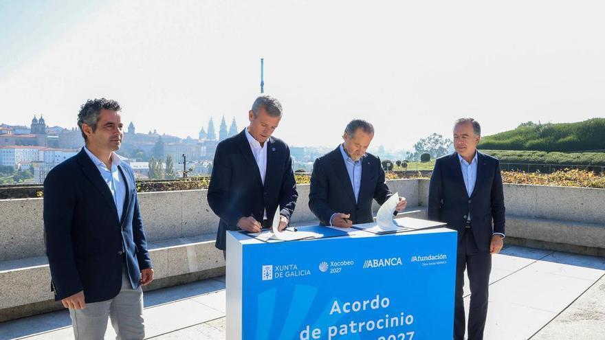 Abanca aportará tres millones de euros al Xacobeo 2027 para impulsar su proyección internacional