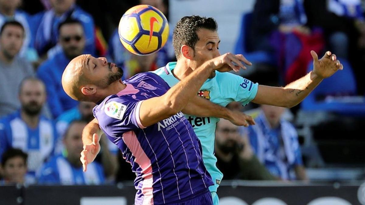 Partido más táctico que vistoso del Barça en Butarque