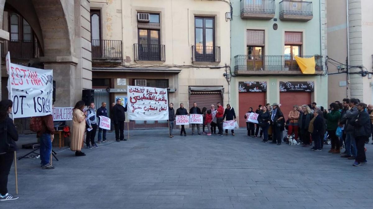 Un acte de suport a Palestina celebrat a Manresa