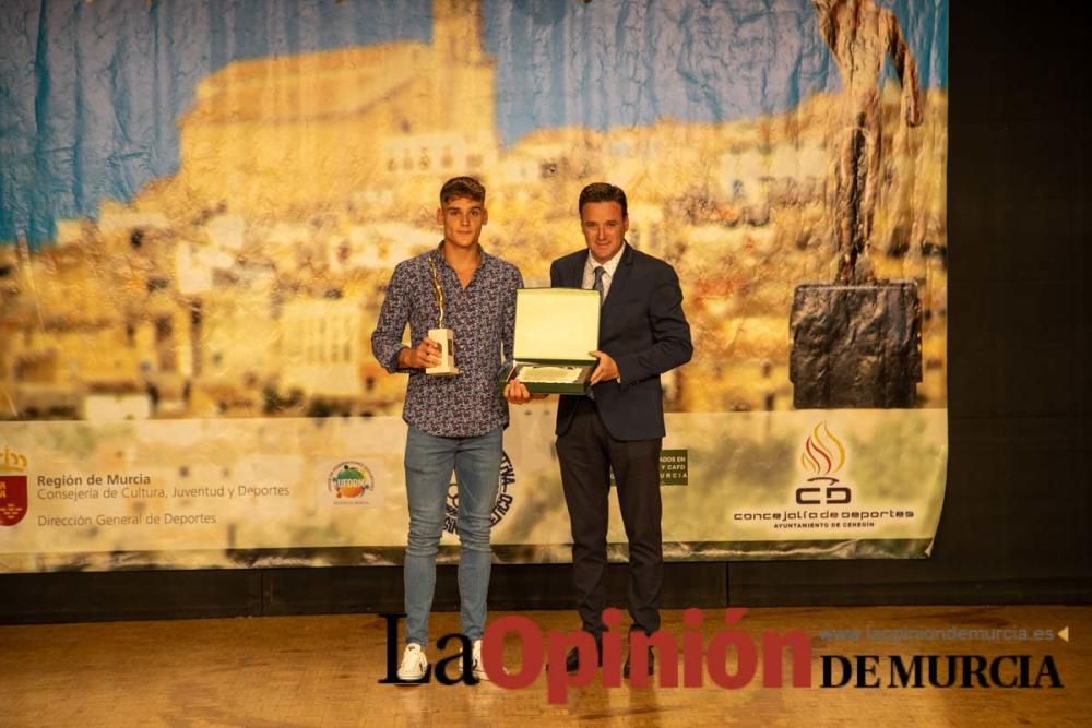 Gala de premios al Deporte murciano en Cehegín