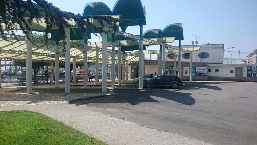 Estación de buses de Cangas hoy. // G. Núñez