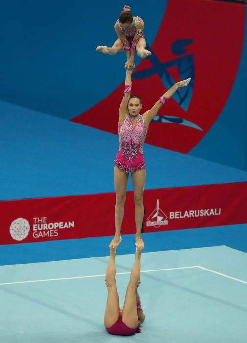 Acrobacias en los Juegos Europeos de Minsk 2019