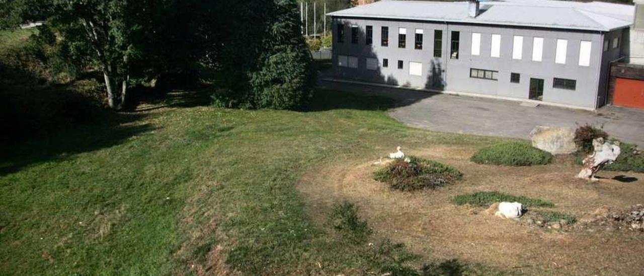 Ubicación proyectada para el parque para perros en la zona del auditorio. // Bernabé/Luismy