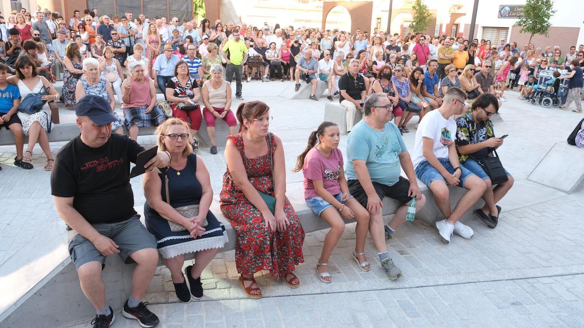 Inauguración de la plaza de Arriba de Elda, financiada con fondos europeos