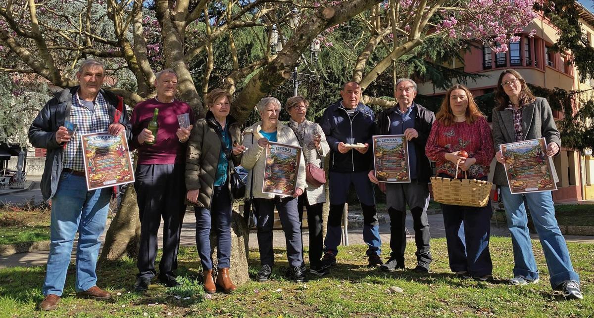 Presentación del calendario de espichas de San martín del Rey Aurelio