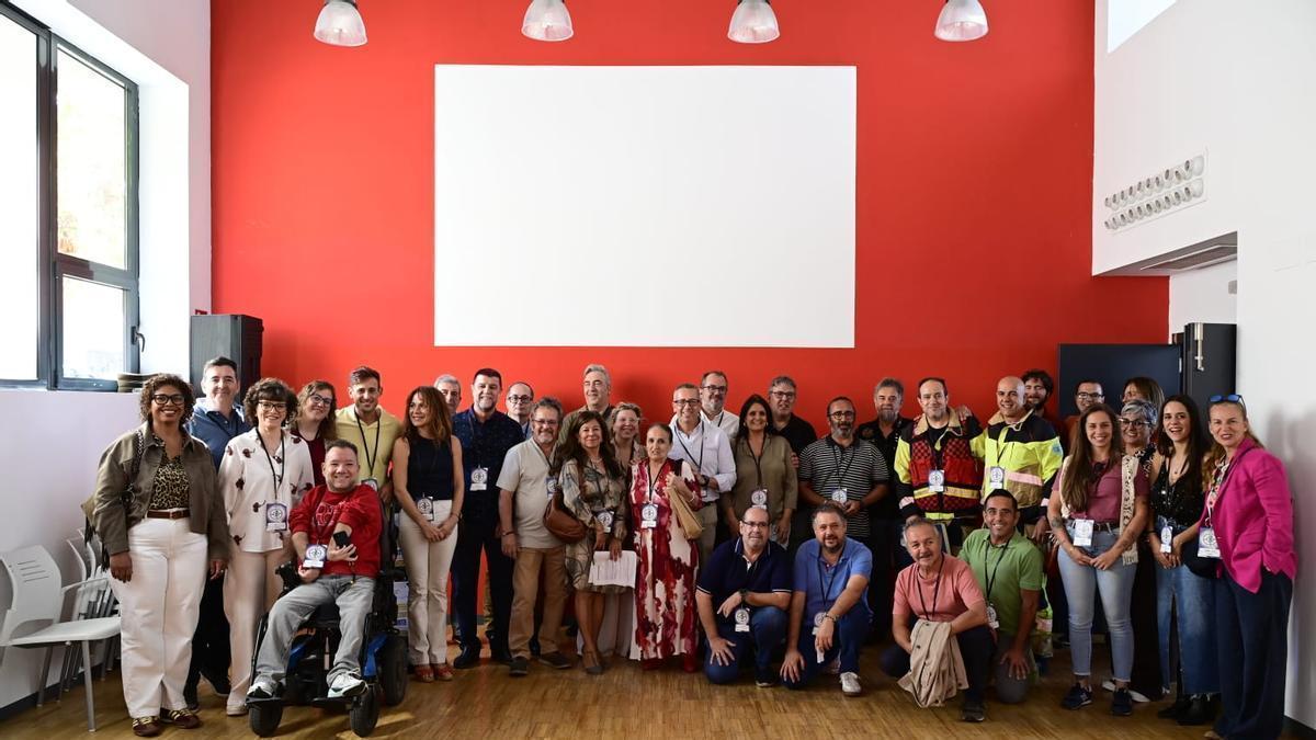 La Federación Distrito Norte de Cáceres, durante la celebración de una Jornada de Convivencia Federativa.