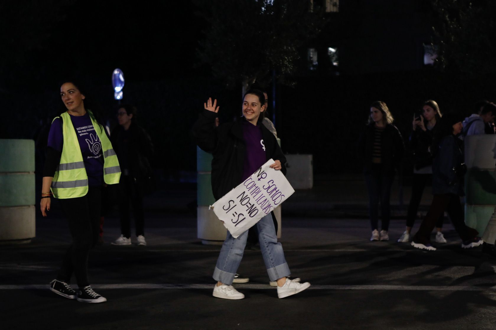 La manifestación de la Coordinadora Feminista de València para celebrar el 8 M