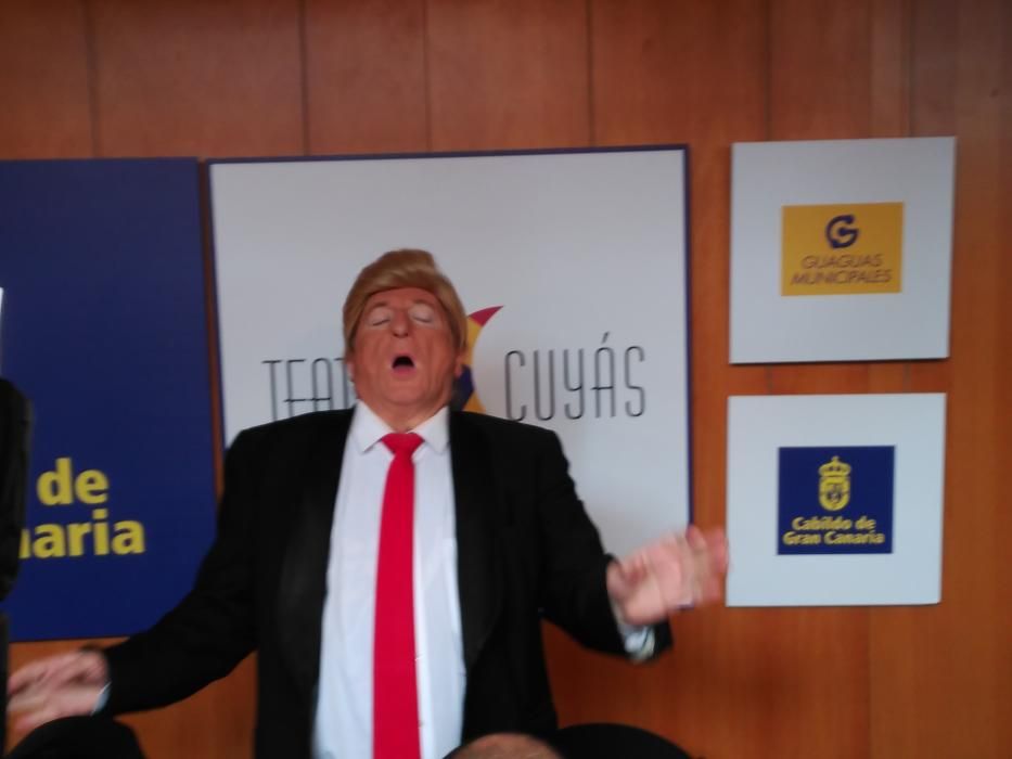 Javier Gurruchaga desembarca a Donald Trump en Triana