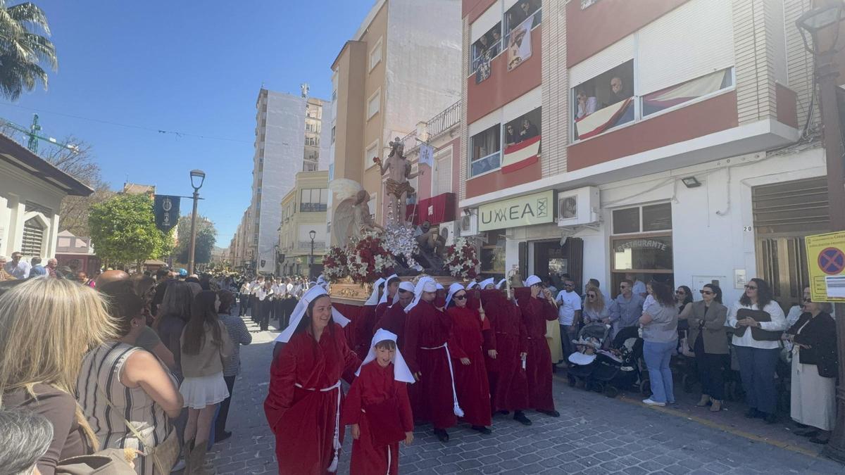 La porocesión de 'EL Resucitado' en Cartagena