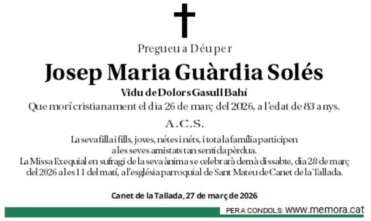 Josep Maria Guàrdia