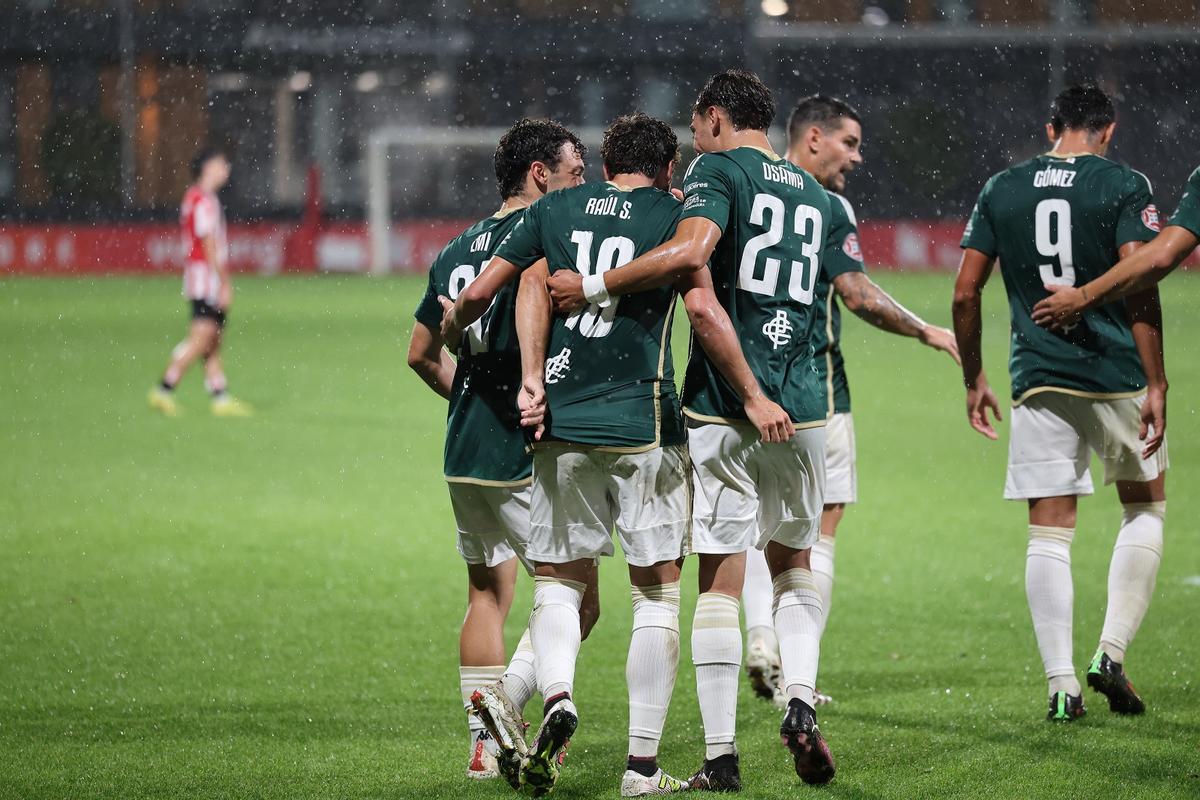 El Bilbao Athletic - Cacereño, en imágenes