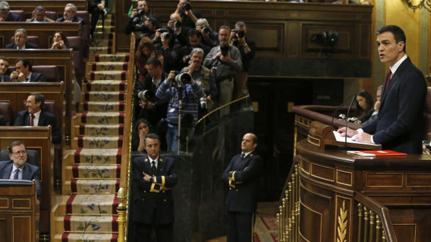 Sánchez: "No hay una mayoría suficiente para sumar un Gobierno de izquierdas"