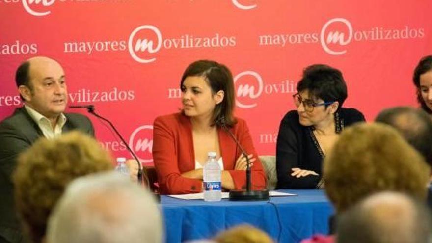 La concejal Sandra Gómez en la presentación de este proyecto.