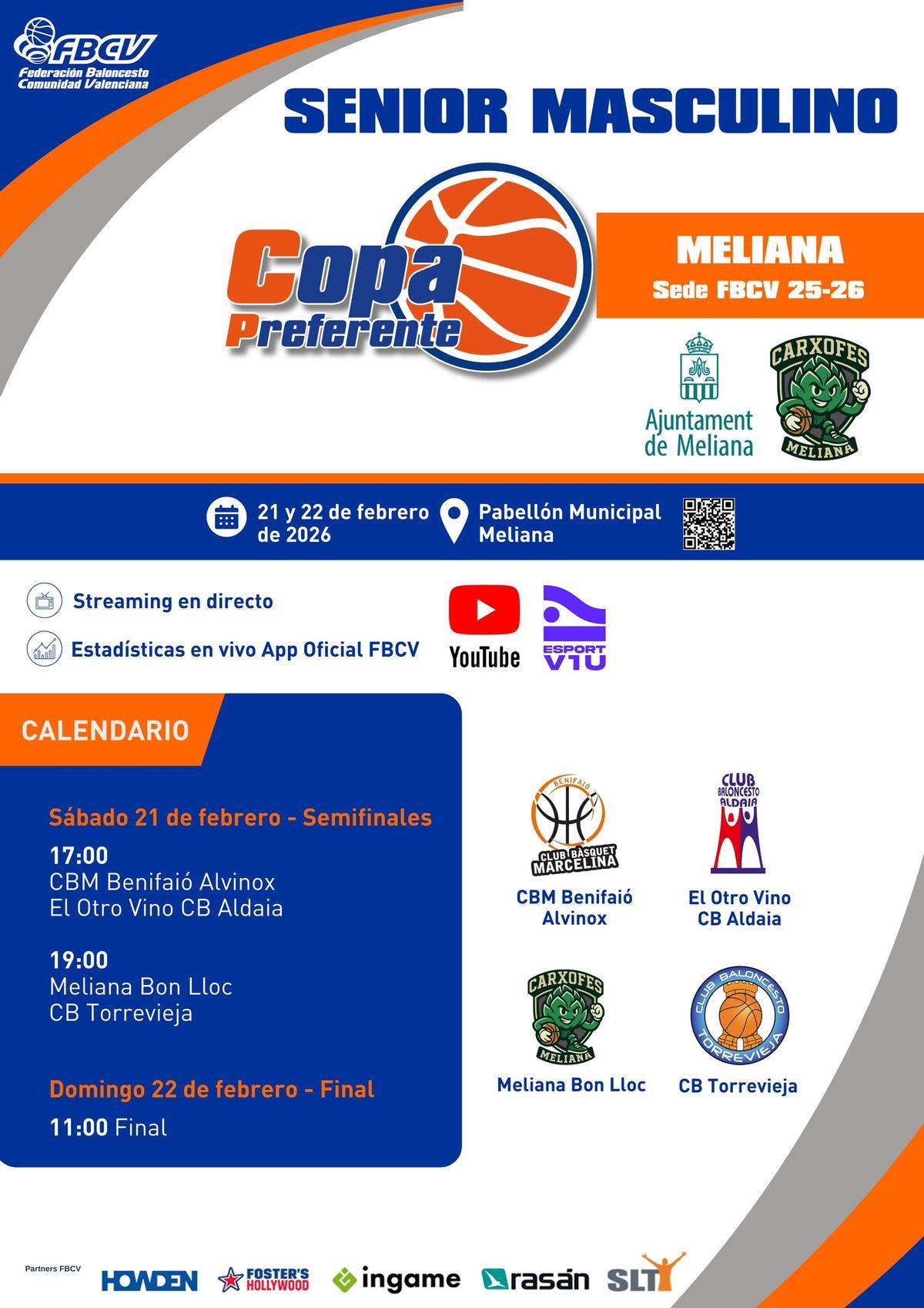 Cartel Copa SM Preferente