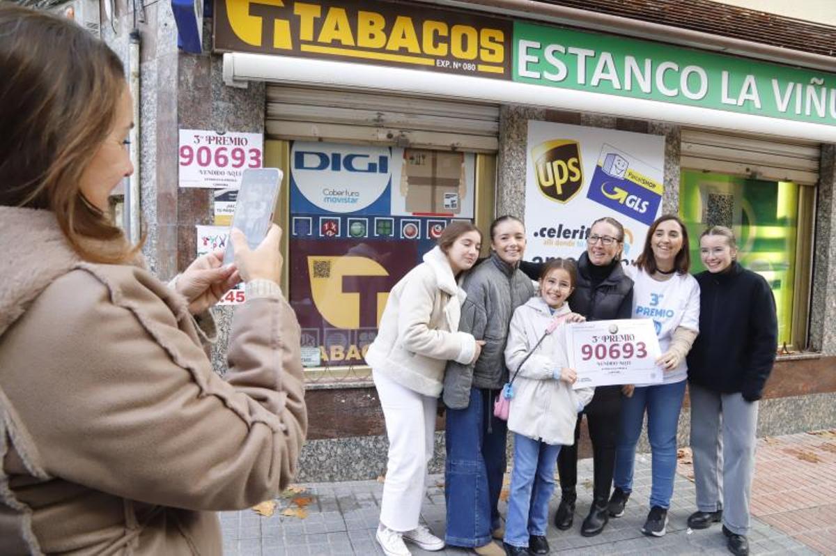 El tercer premio del Sorteo Extraordinario de Navidad, en imágenes