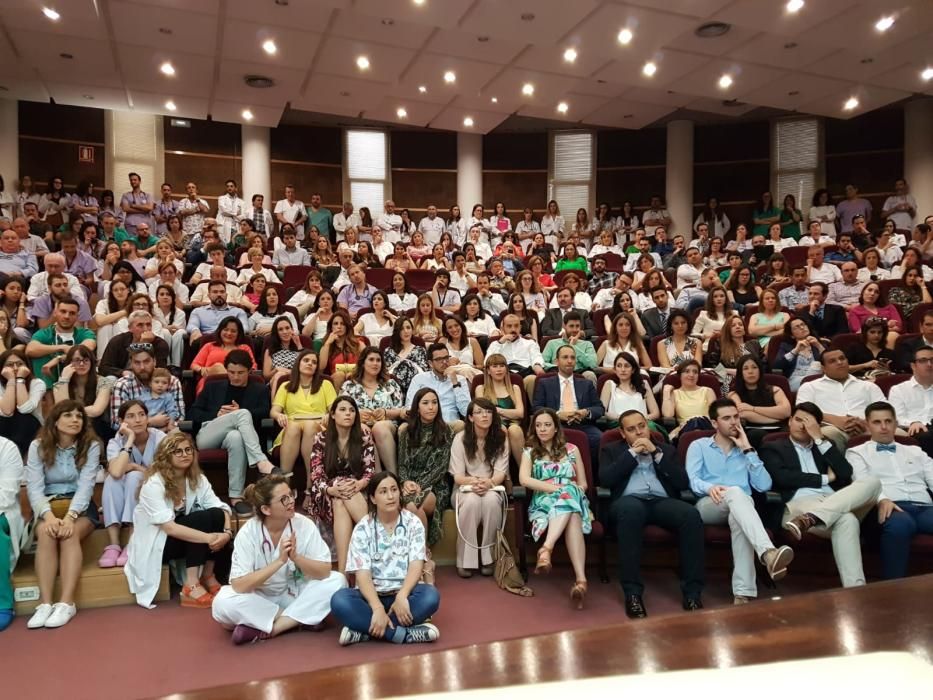 Acto de despedida de residentes en el Hospital General de Alicante