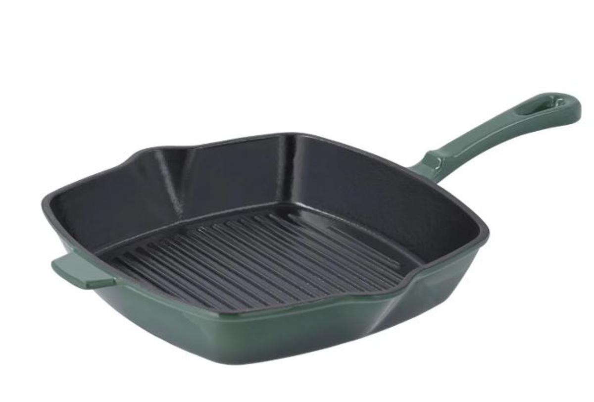 Mañana se esperan colas kilométricas en Lidl para conseguir la sartén parrilla de hierro fundido más barata del verano: por solo 14,99 euros