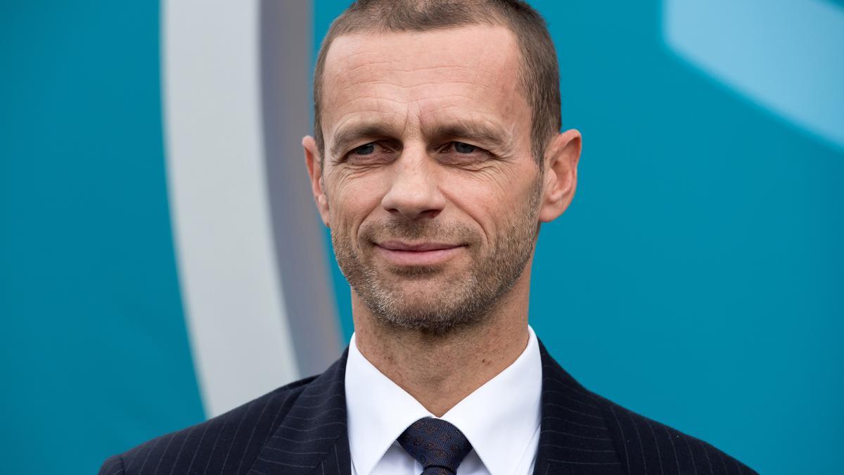 El presidente de la UEFA, Aleksander Ceferin.